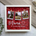 Cuadro 3D Personalizado "Amor Eterno" – Rosas de Satin y Fotos 🌹📸✨