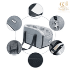🐾 Cama Antiestrés MiniPaws + Mallas de Protección UV para Auto
