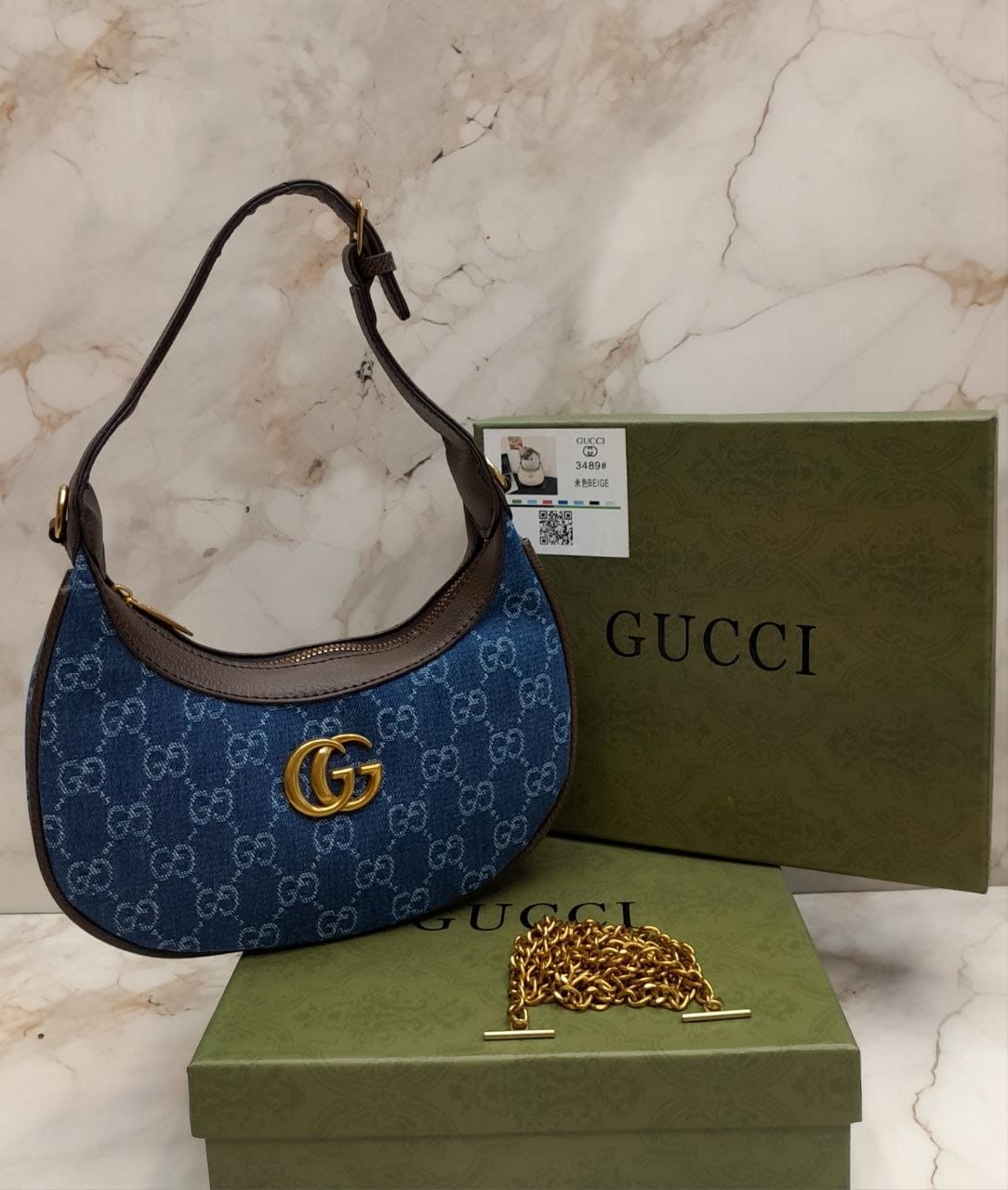BOLSO HOBO GUCCI MARMONT DENIM 1.1 EDITION