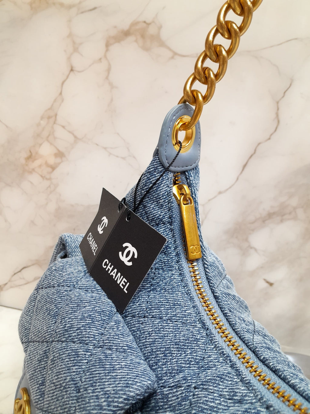 Bolso Chanel Hobo Denim Premium
