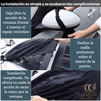 🐾 Cama Antiestrés MiniPaws + Mallas de Protección UV para Auto