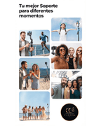 Trípode Inteligente con Seguimiento IA 360° y Control Remoto - Modelo C17