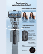 Trípode Inteligente con Seguimiento IA 360° y Control Remoto - Modelo C17