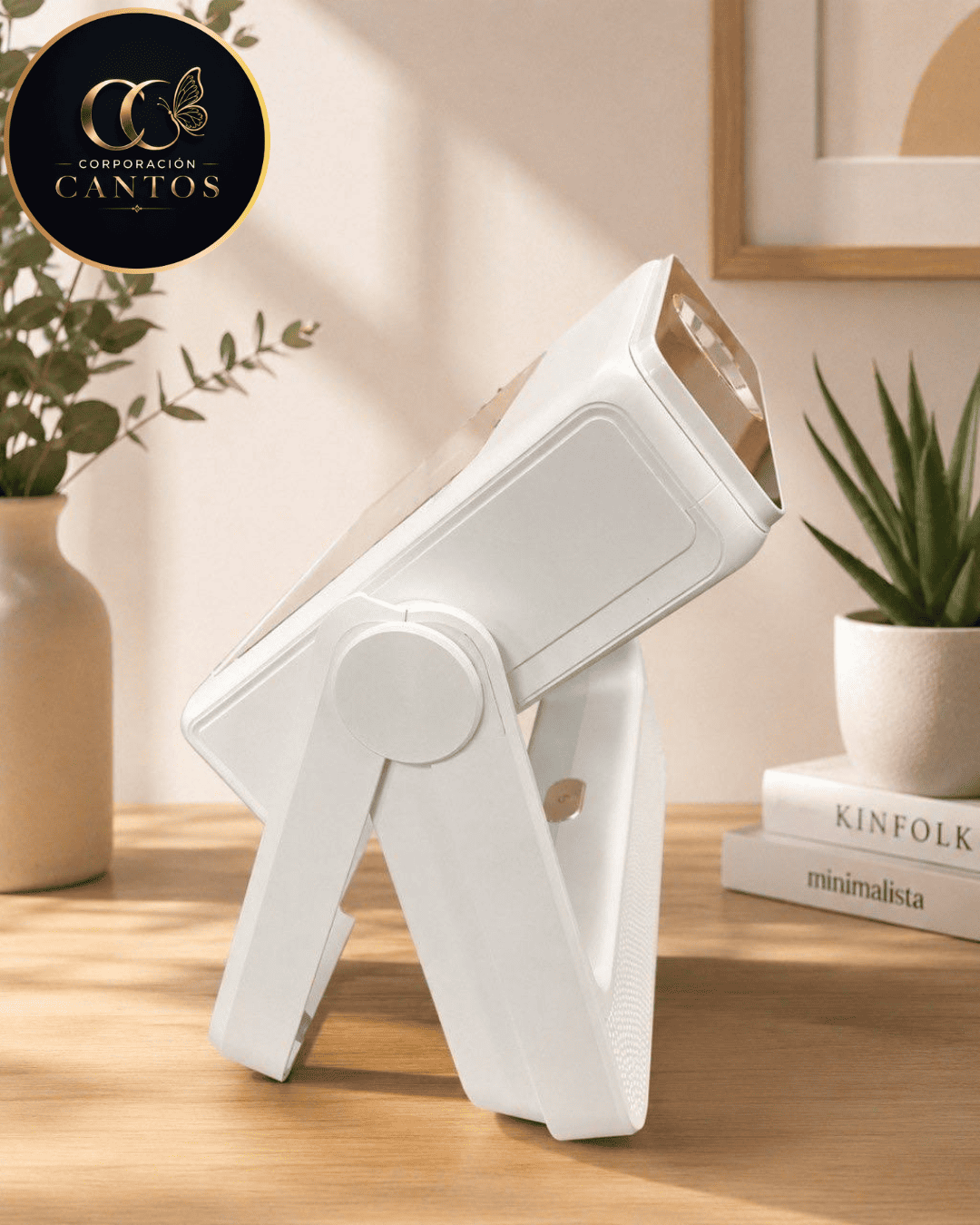 Proyector Smart Táctil de Doble Pantalla LuminaSphere™ | 450 Lúmenes, Pantalla Gigante hasta 300" y Altavoz Integrado (Cód. MDF276)