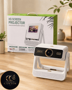 Proyector Smart Táctil de Doble Pantalla LuminaSphere™ | 450 Lúmenes, Pantalla Gigante hasta 300" y Altavoz Integrado (Cód. MDF276)