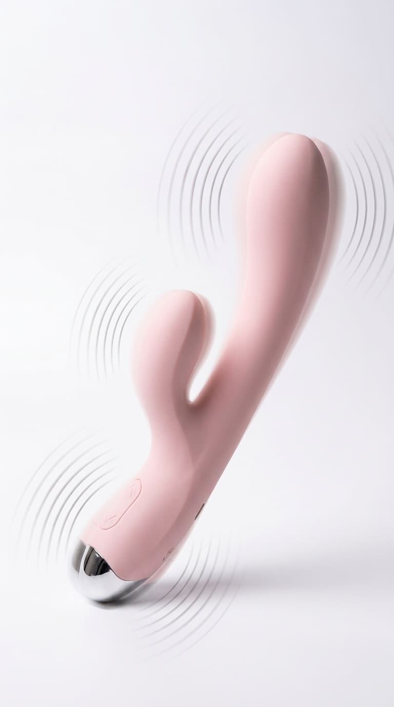 Estimulador Ergonómico Doble Motor con 12 Modos de Pulsación