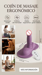 Cojín de Masaje Ergonómico 4D con Control Inalámbrico