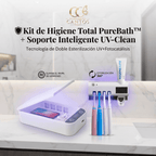 Kit de Higiene Total PureBath™ + Soporte Inteligente UV-Clean