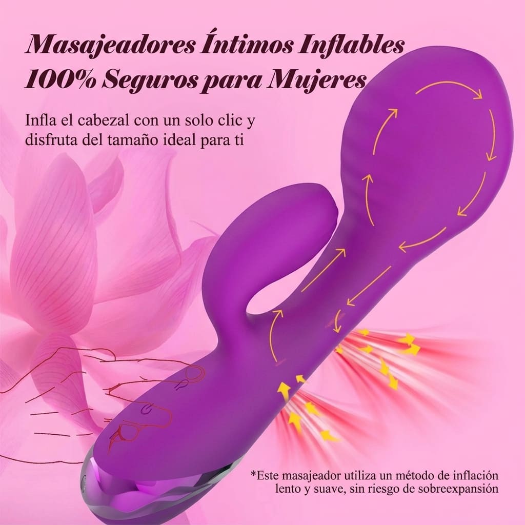 Estimulador e Inflable Punto G 3 en 1 | Serie Elegance