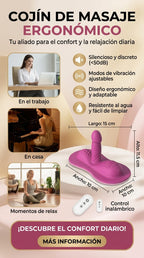 Cojín de Masaje Ergonómico 4D con Control Inalámbrico