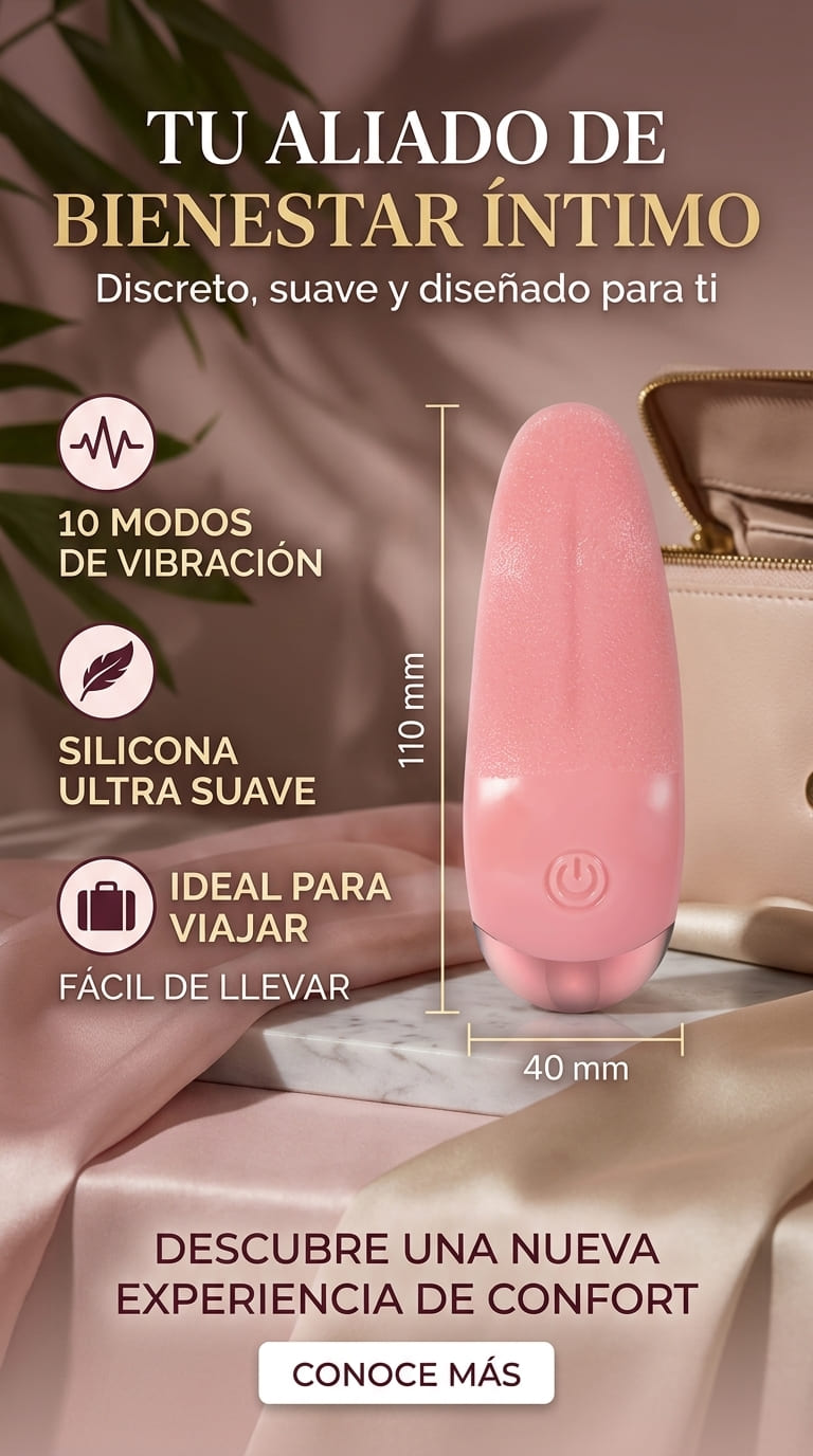 Masajeador Íntimo de Silicona Soft Touch | 10 Modos de Vibración