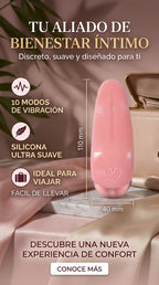 Masajeador Íntimo de Silicona Soft Touch | 10 Modos de Vibración