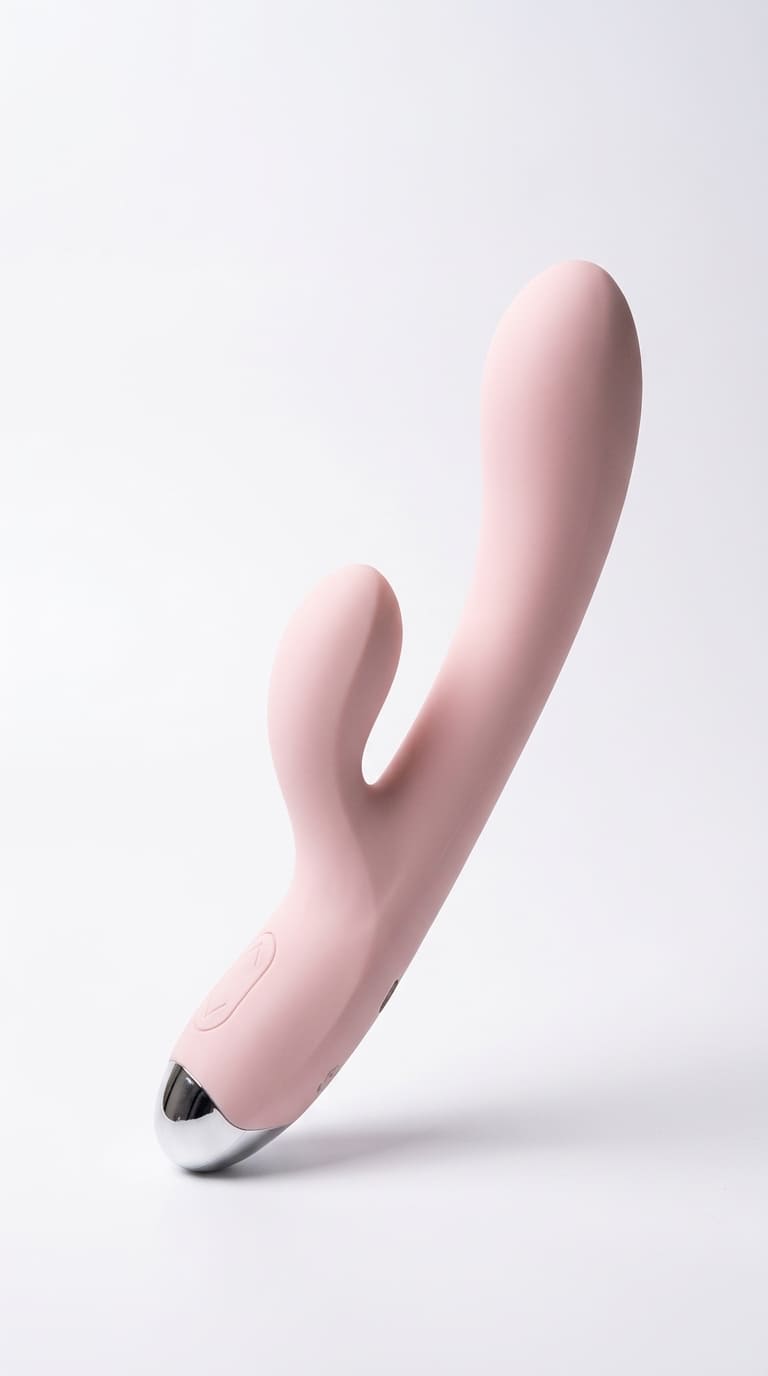 Estimulador Ergonómico Doble Motor con 12 Modos de Pulsación
