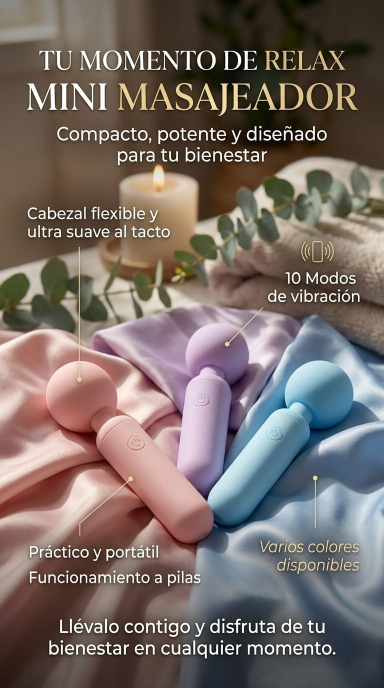Mini Masajeador Íntimo Portátil
