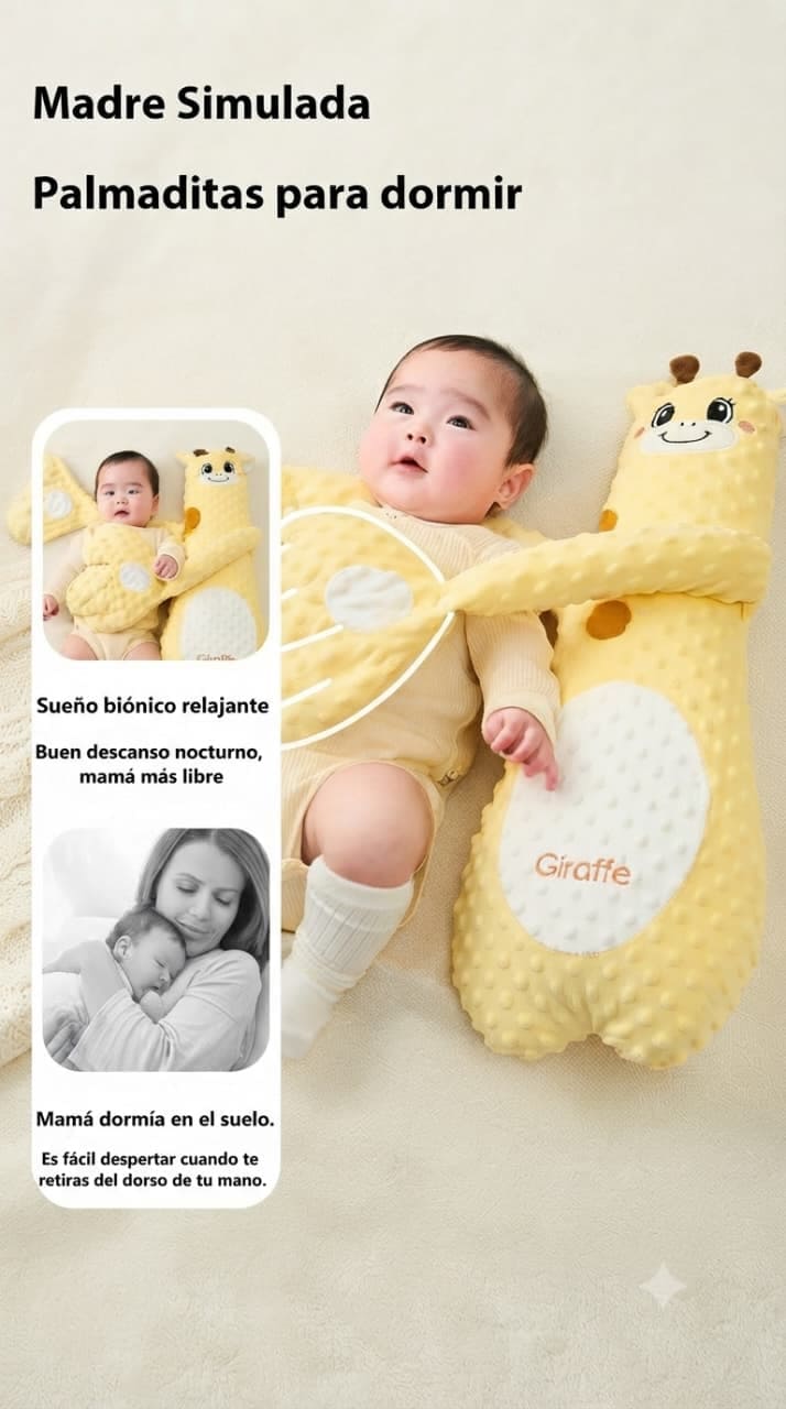 Peluche Arrullador para Bebé 🧸🌈 + ¡Organizador Tipo Pañalera GRATIS!
