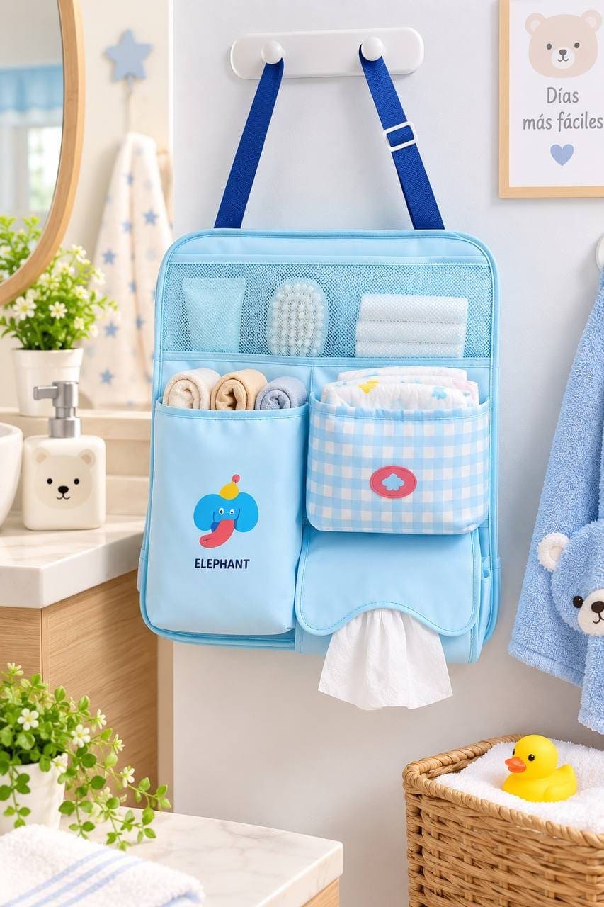 Peluche Arrullador para Bebé 🧸🌈 + ¡Organizador Tipo Pañalera GRATIS!